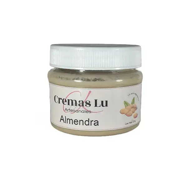 crema de almendra natural